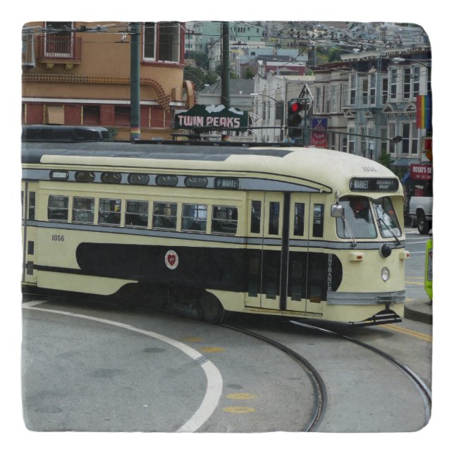 San Francisco Cable Car Trivet (Front)