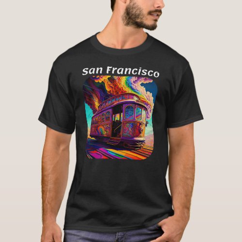 San Francisco Cable Car v2 T_Shirt