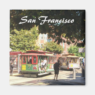 San Francisco Cable Cars Magnet