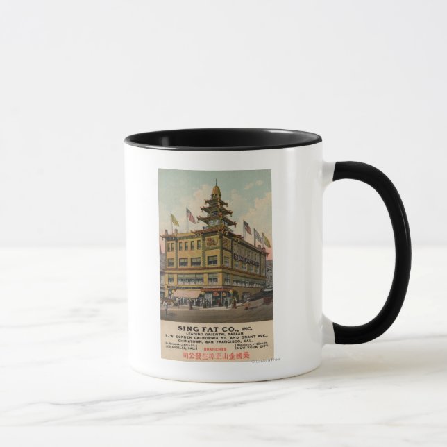 San Francisco, CAChinatown AdSing Fat Co. Mug (Right)