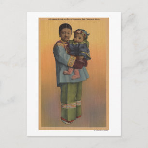 San Francisco, CAChinese Woman & Baby Postcard