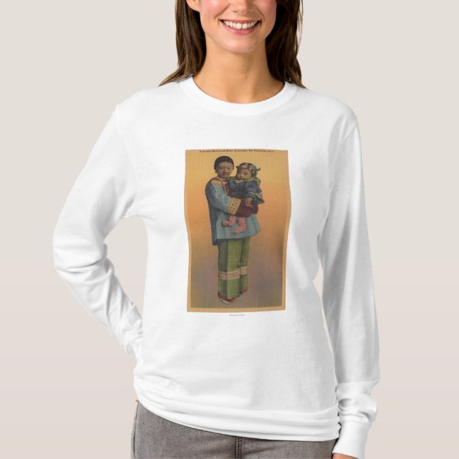 San Francisco, CAChinese Woman & Baby T-Shirt (Front)