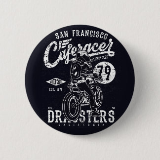 San Francisco Cafe Racer Motor California Pinback Button