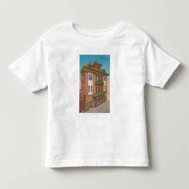 San Francisco, CAKong Chow Temple in Chinatown Toddler T-shirt (Front)