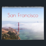 San francisco calendar<br><div class="desc">San Francisco Downtown seen from Twin Peaks and Golden park.</div>