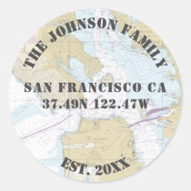 San Francisco Cali Nautical Envelope Seals Boaters