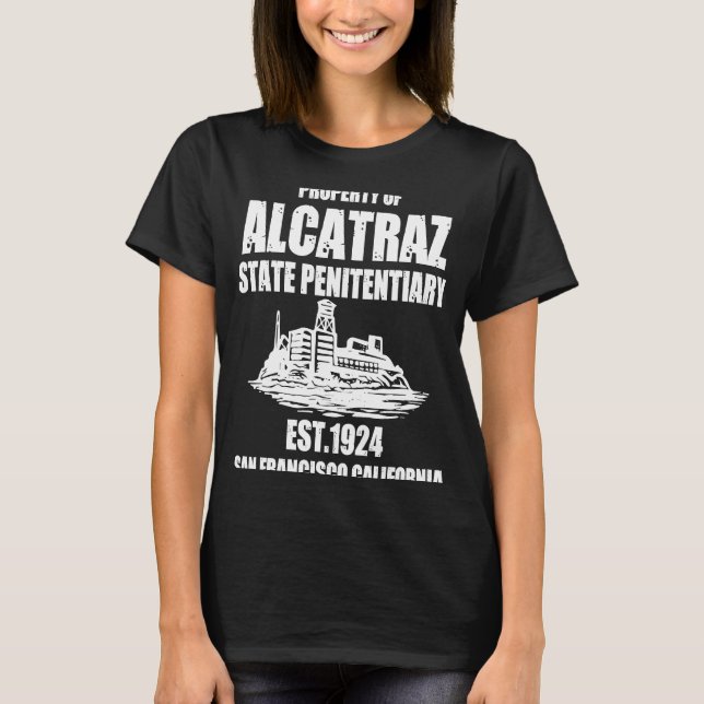 San Francisco California Alcatraz Island T-Shirt (Front)
