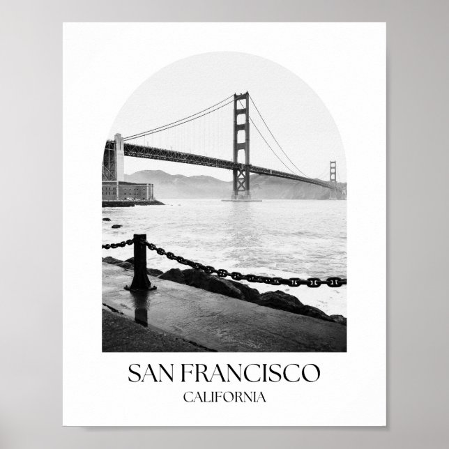San Francisco California Arch Photo Print (Front)