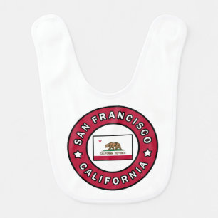 San Francisco California Baby Bib