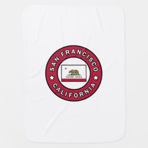 San Francisco California Baby Blanket