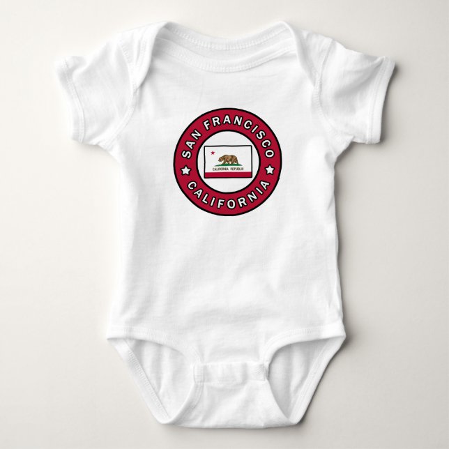 San Francisco California Baby Bodysuit (Front)
