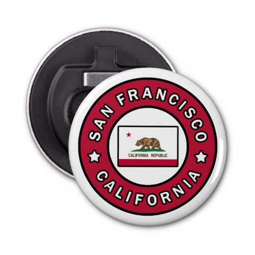 San Francisco California Bottle Opener