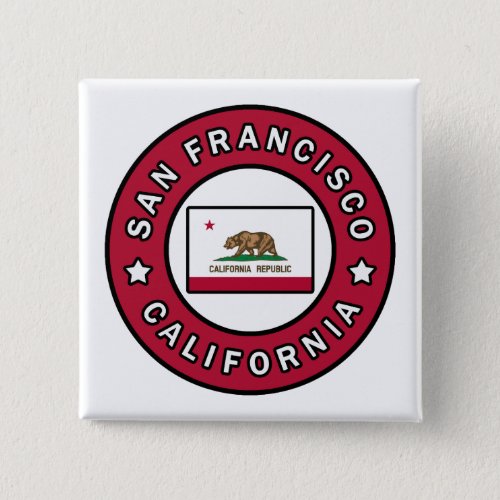 San Francisco California Button