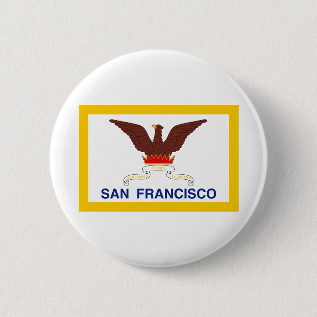 San Francisco California Button (Front)