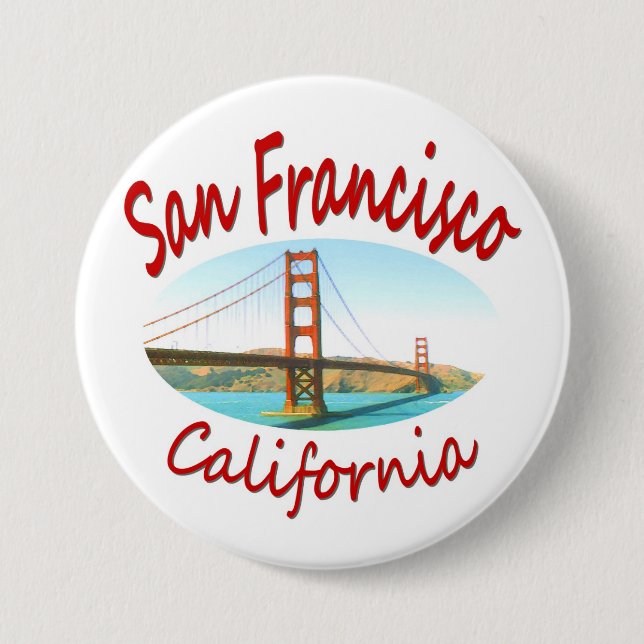 San Francisco California Button (Front)