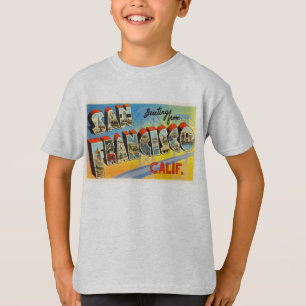 San Francisco California CA Old Travel Souvenir T-Shirt