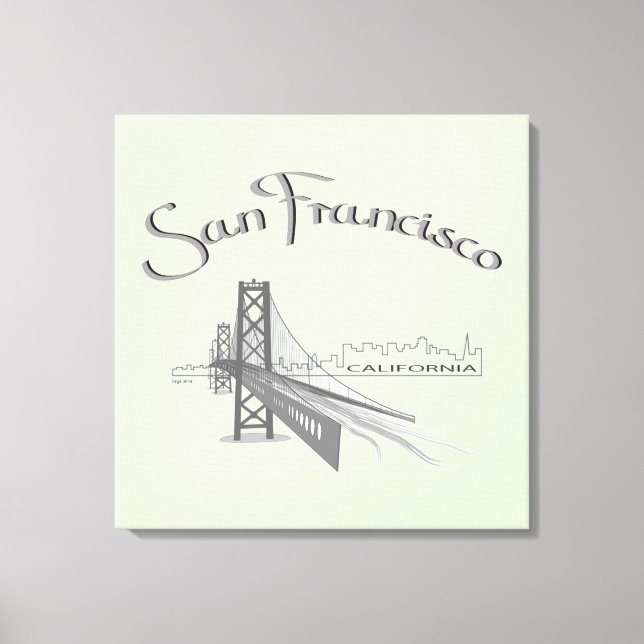 San Francisco, California Canvas Print (Front)