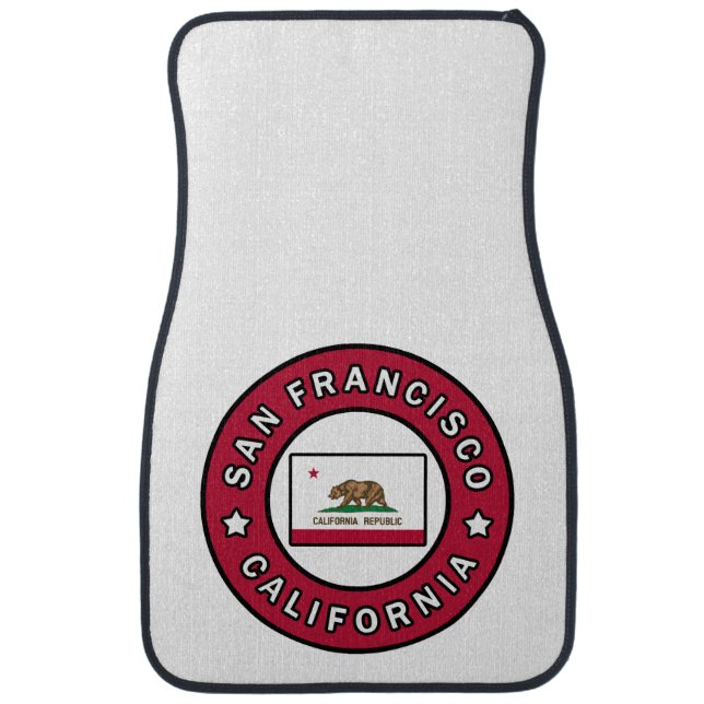 San Francisco California Car Floor Mat (Front)