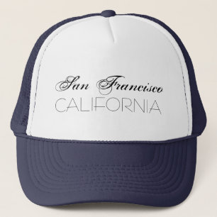 San Francisco California chic customizable Trucker Hat