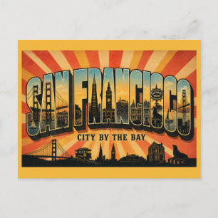 San Francisco California City by the Bay Vintage Postcard