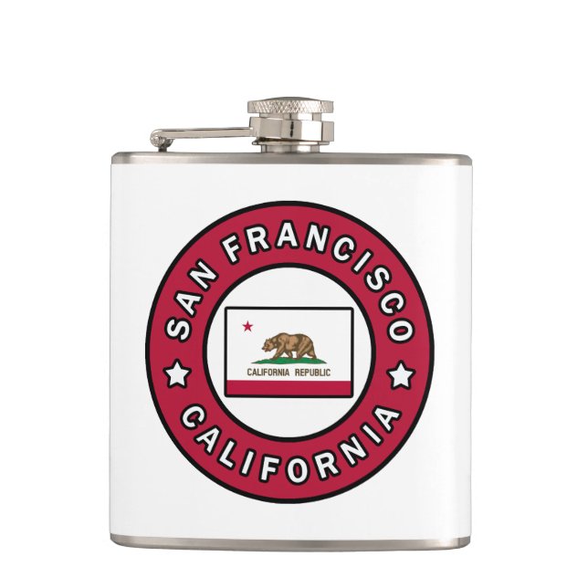 San Francisco California Flask (Front)