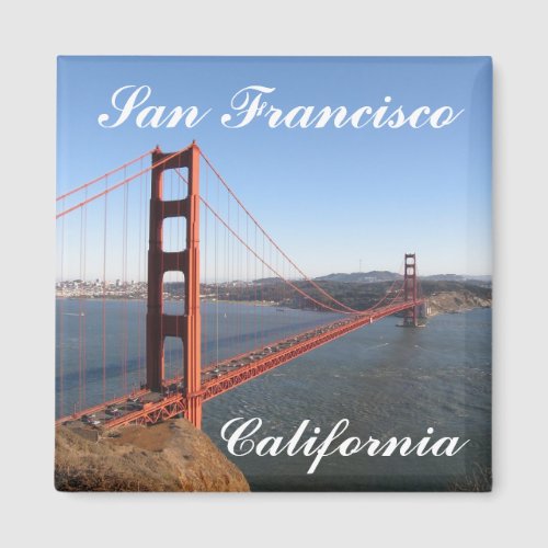 San Francisco California Fridge Magnet