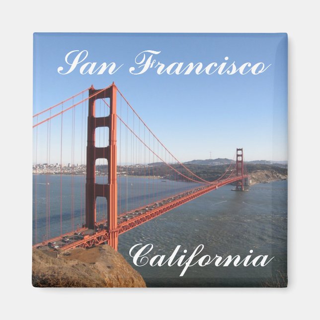San Francisco California Fridge Magnet (Front)