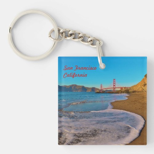 San Francisco California Golden Gate Bridge Keychain