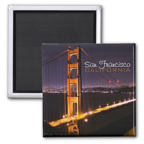San Francisco California Golden Gate Bridge Magnet