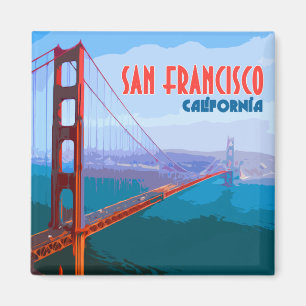 San Francisco California Golden Gate Bridge Magnet