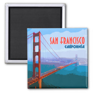 San Francisco California Bay Bridge MOD3 Magnet Souvenir Kühlschrank