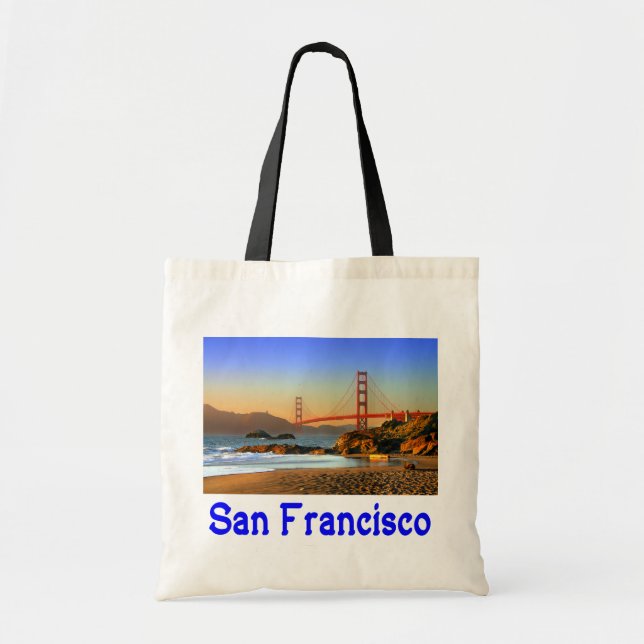 San Francisco, California Golden Gate Bridge Tote (Front)