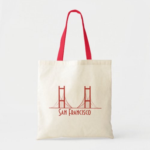 San Francisco California Golden Gate Bridge Tote Bag