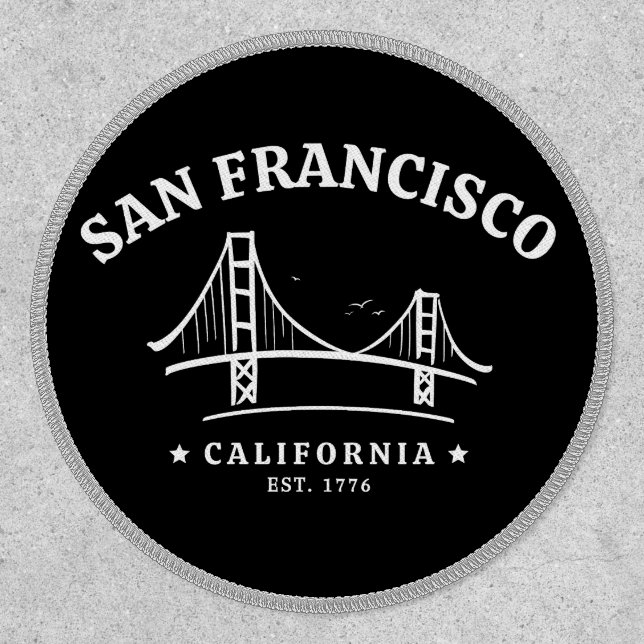 San Francisco California Golden Gate Landscape Patch (Front)