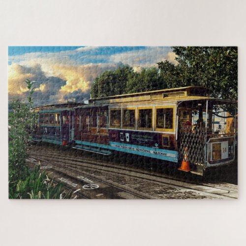 San Francisco California Historical Trolley Jigsaw Puzzle