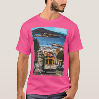 San Francisco California - Iconic Cable Car And Al T-Shirt