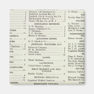 San Francisco California Index Magnet