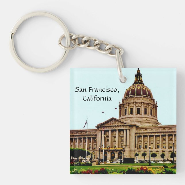 San Francisco, California Keychain (Front)