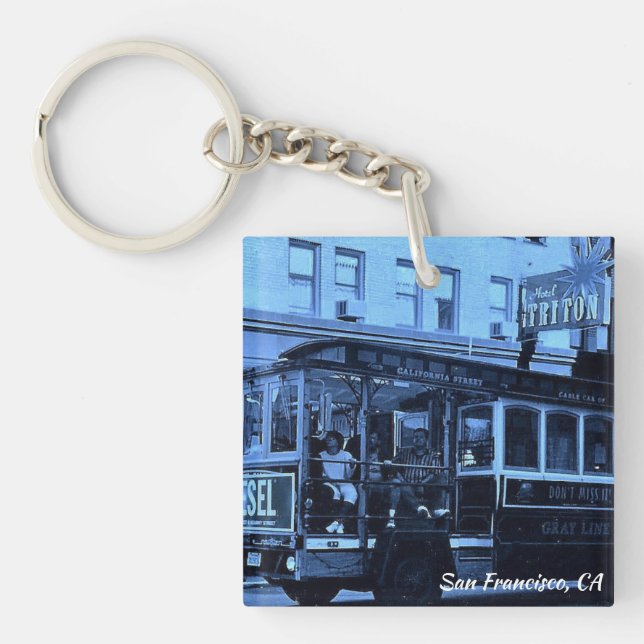 San Francisco, California Keychain (Front)