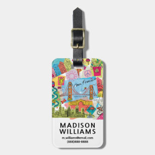 San Francisco, California Luggage Tag
