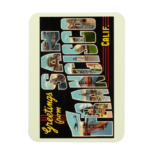San Francisco, California Magnet (Vertical)