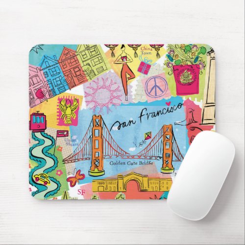 San Francisco California Mouse Pad