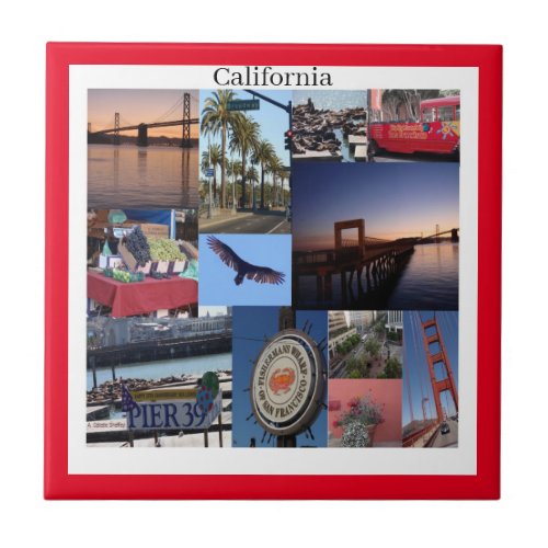 San Francisco California Photo Tile