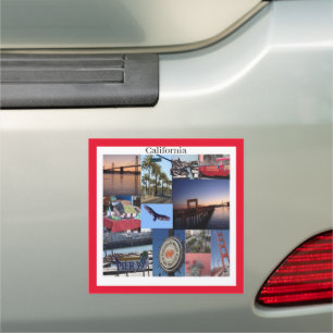 San Francisco, California Photo Tile Car Magnet