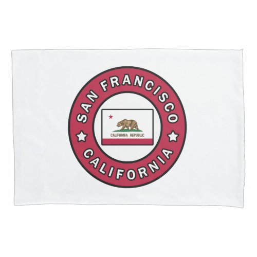 San Francisco California Pillow Case