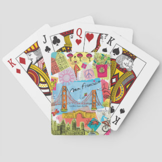 San Francisco, California Poker Cards