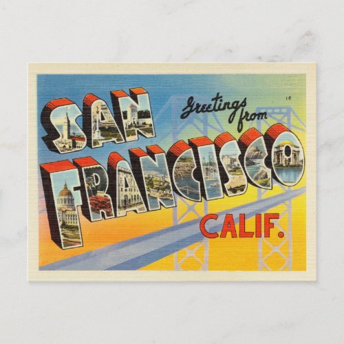 San Francisco California Postcard