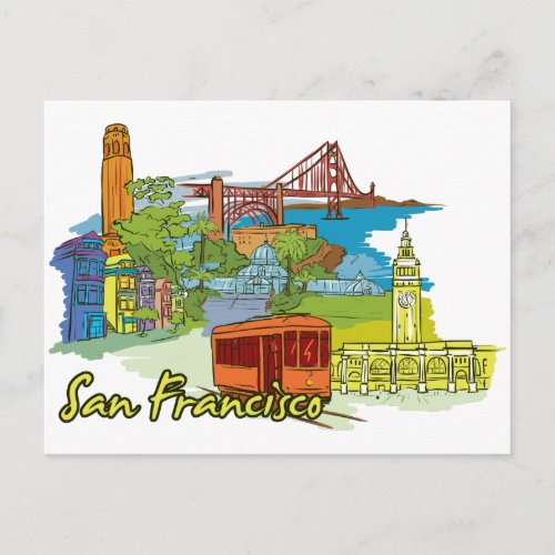 San Francisco California Postcard