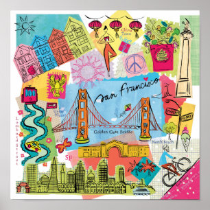 San Francisco, California Poster