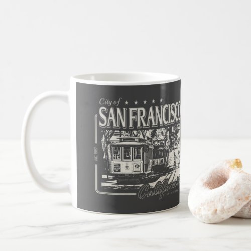 SAN FRANCISCO CALIFORNIA _ POWELL STREET COFFEE MUG